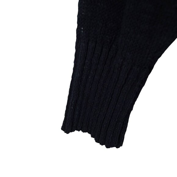 Express Womens Black Open Front Long Cardigan‎ Sweater Small Petite - Picture 2 of 5